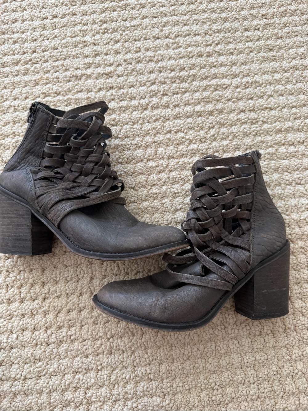 Free People Carrera Heel Booties